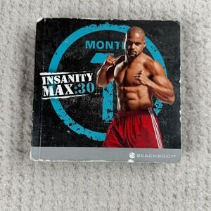 Beachbody Insanity MAX:30 Shaun T Workout DVD Set Month 1 & 2 Cardio Fitness